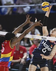 开云体育-中国女排两连胜，提前晋级16强